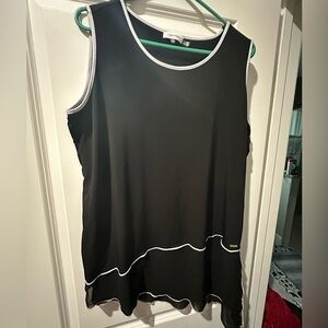Calvin Klein
Black Tank Top with White Accents
